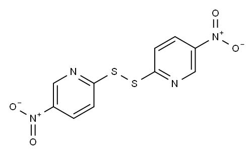2,2'-DITHIOBIS(5-NITROPYRIDINE) Structure