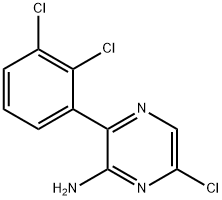 6-chloro-3-(2,3-dichlorophenyl)pyrazin-2-amine Structure