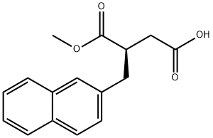(R)-2-(2-NAPHTHYLMETHYL)SUCCINIC ACID-1-METHYL ESTER, 95%, (98% E.E.) Structure