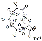 oxalic acid, tantalum salt Structure
