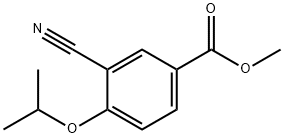 METHYL 3-CYANO-4-ISOPROPOXYBENZOATE Structure