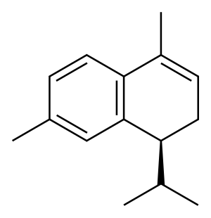 α-calacorene Structure