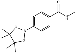 4-N-METHYLCARBOXAMIDOPHENYLBORONIC ACID, PINACOL ESTER Structure