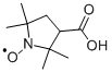 3-Carboxy-2,2,5,5-tetraMethylpyrrolidine 1-Oxyl Free Radical Structure
