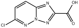 6-CHLORO-[1,2,4]TRIAZOLO[1,5-B]PYRIDAZINE-2-CARBOXYLIC ACID Structure
