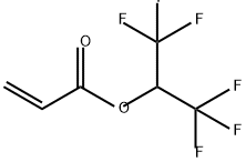 1,1,1,3,3,3-Hexafluoroisopropyl acrylate Structure