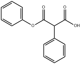 phenyl hydrogen phenylmalonate Structure