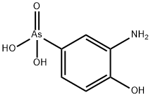 3-amino-4-hydroxyphenylarsonic acid  Structure