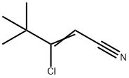 3-CHLORO-4,4-DIMETHYLPENT-2-ENENITRILE Structure