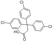 3,3,3-Tris(4-chlorophenyl)propionic acid Structure