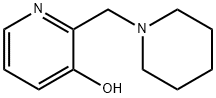 2-(1-Piperidinylmethyl)-3-pyridinol Structure