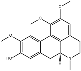 4H-Dibenzo(de,g)quinolin-9-ol, 5,6,6a,7-tetrahydro-1,2,10-trimethoxy-6 -methyl-, (S)- Structure