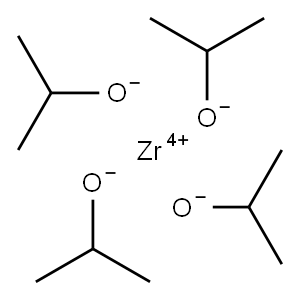 ZIRCONIUM(IV) ISOPROPOXIDE ISOPROPANOL COMPLEX Structure