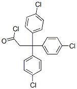 3,3,3-tris(p-chlorophenyl)propionyl chloride Structure