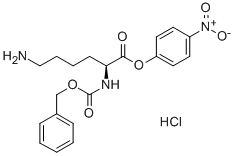 Z-LYS-ONP HCL Structure