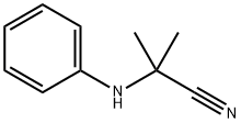 2-anilino-2-methylpropiononitrile  Structure