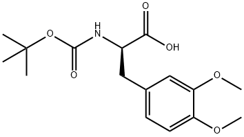 BOC-D-3,4-DIMETHOXYPHENYLALANINE Structure