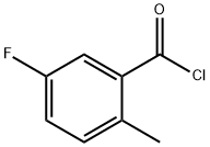 5-Fluoro-2-methylbenzoyl chloride Structure