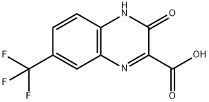 3-OXO-7-(TRIFLUOROMETHYL)-3,4-DIHYDROQUINOXALINE-2-CARBOXYLIC ACID Structure