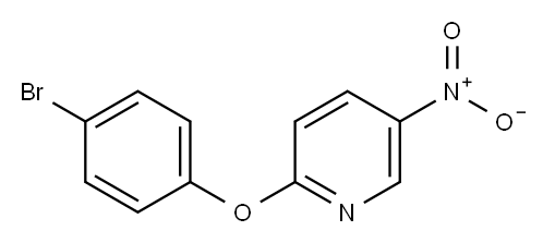 2-(4-bromophenoxy)-5-nitropyridine Structure