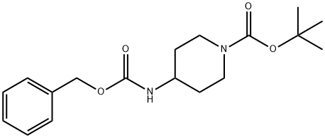 1-BOC-4-CBZ-AMINO-PIPERIDINE Structure