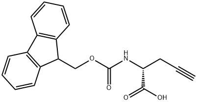 FMOC-D-PROPARGYLGLYCINE Structure