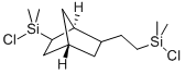 (CHLORODIMETHYLSILYL)-6-[2-(CHLORODIMETHYLSILYL)ETHYL]BICYCLOHEPTANE Structure