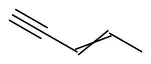 3-PENTEN-1-YNE Structure