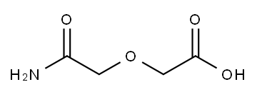 (2-amino-2-oxoethoxy)acetic acid Structure