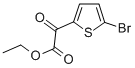 ETHYL (5-BROMOTHIEN-2-YL)GLYOXYLATE Structure