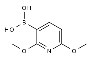 2,6-Dimethoxypyridine-3-boronic acid Structure