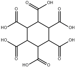 1,2,3,4,5,6-Cyclohexanehexacarboxylic acid Structure