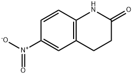 3,4-Dihydro-6-nitro-2(1H)-quinolinone Structure