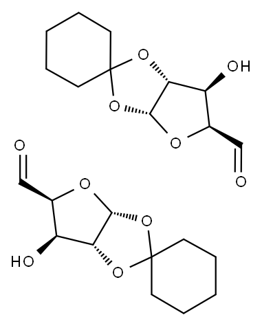 1,2-O-CYCLOHEXYLIDENE-ALPHA-D-XYLOPENTODIALDO-1,4-FURANOSE DIMER Structure
