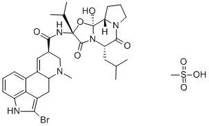Bromocriptine mesylate Structure