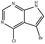 5-Bromo-4-chloro-7H-pyrrolo[2,3-d]pyrimidine Structure