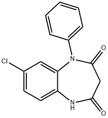8-chloro-1-phenyl-1H-1,5-benzodiazepine-2,4(3H,5H)-dione Structure