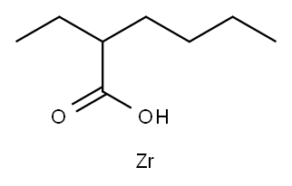 zirconium tetra(2-ethylhexanoate) Structure