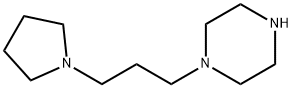 1-[3-(1-Pyrrolidino)propyl]piperazine Structure