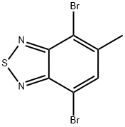 4,7-dibromo-5-methylbenzo[1,2,5]thiadiazole Structure
