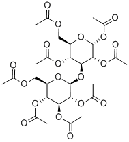 1,2,4,6-Tetra-O-acetyl-3-O-(2,3,4,6-tetra-O-acetyl-b-D-glucopyranosyl)-a-D-glucopyranoside Structure
