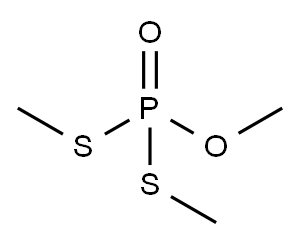 O,S,S-trimethyl phosphorodithioate Structure