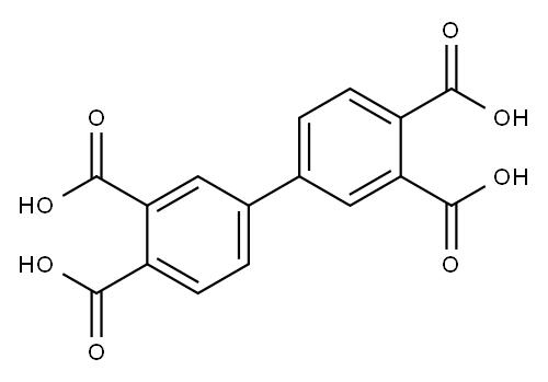 3,3',4,4'-Biphenyltetracarboxylic acid Structure