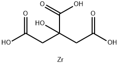 citric acid, zirconium salt  Structure