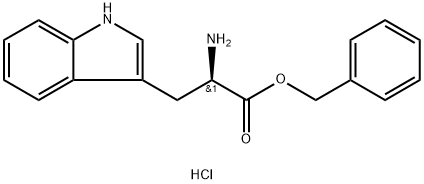 H-D-TRP-OBZL HCL Structure