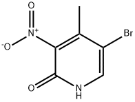 5-BROMO-2-HYDROXY-3-NITRO-4-PICOLINE Structure