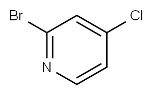 2-Bromo-4-chloropyridine Structure