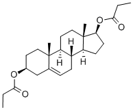 androst-5-ene-(3beta,17beta)-diol dipropionate Structure