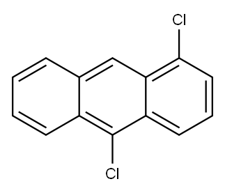 1,10-Dichloroanthracene Structure