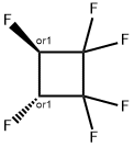 TRANS-1,1,2,2,3,4-HEXAFLUOROCYCLOBUTANE Structure